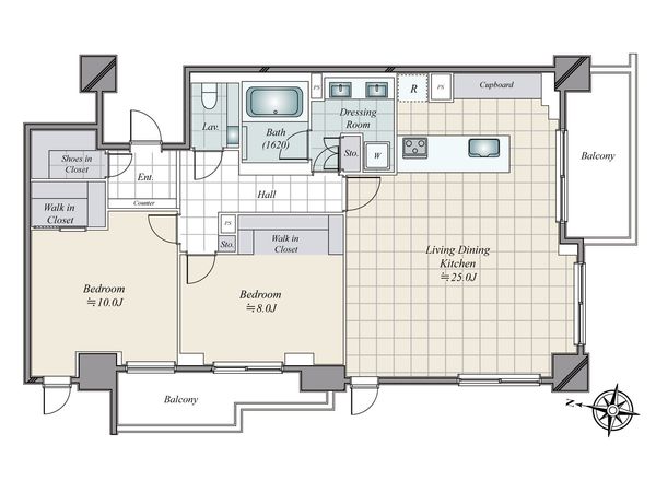 ザ・パークハウス西麻布霞町 間取図(平面図) ザ・パークハウス西麻布霞町 間取図(平面図)