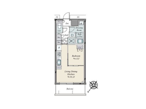 勝どきザ・タワー 間取図(平面図) 勝どきザ・タワー 間取図(平面図)