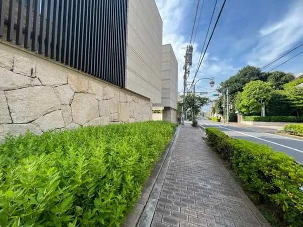 前面道路（日赤通り）