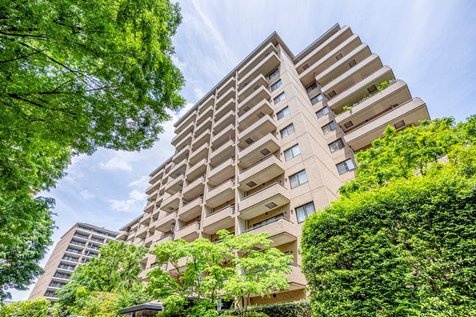 広尾ガーデンヒルズ ノースヒルO棟 外観 広尾ガーデンヒルズ ノースヒルO棟 外観