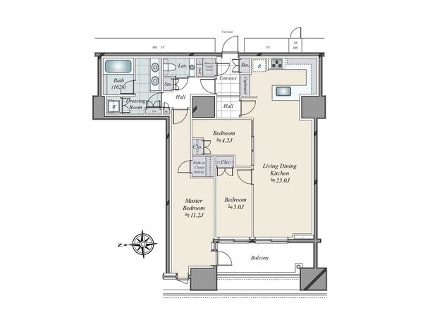 三田ガーデンヒルズ イーストヒル 間取図(平面図)