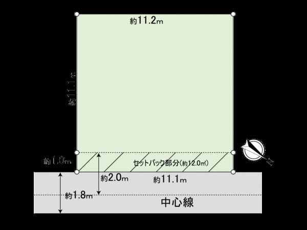 葛城2丁目土地 区画図