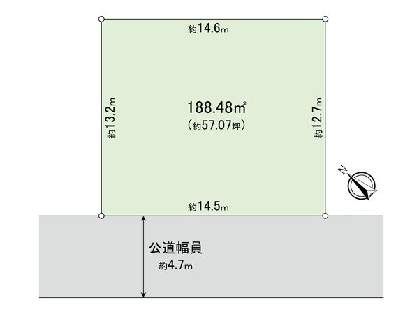 西都賀5丁目土地 区画図