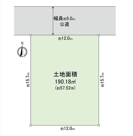 千城台北2丁目土地(古家有) 区画図 千城台北2丁目土地(古家有) 区画図