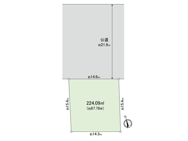 小倉台7丁目土地 区画図 小倉台7丁目土地 区画図