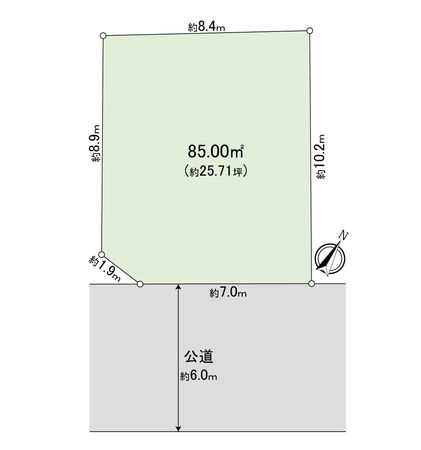祐光4丁目土地 区画図 祐光4丁目土地 区画図