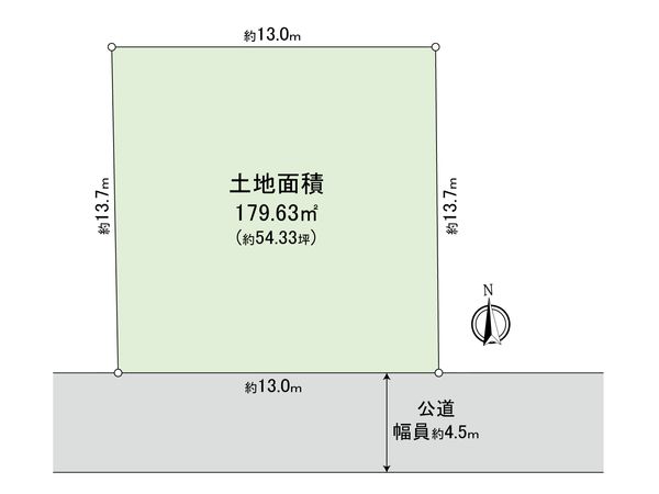 若松台3丁目 土地 区画図 若松台3丁目 土地 区画図