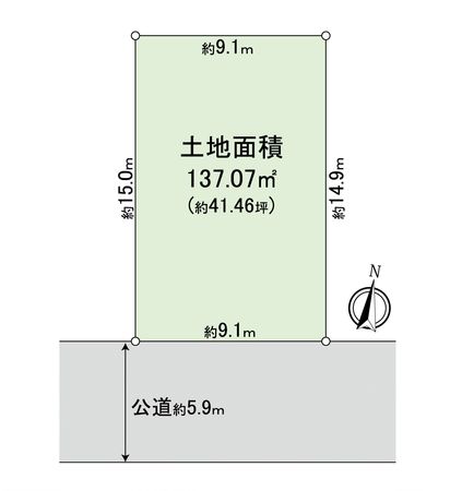 都町1丁目 土地 区画図 都町1丁目 土地 区画図
