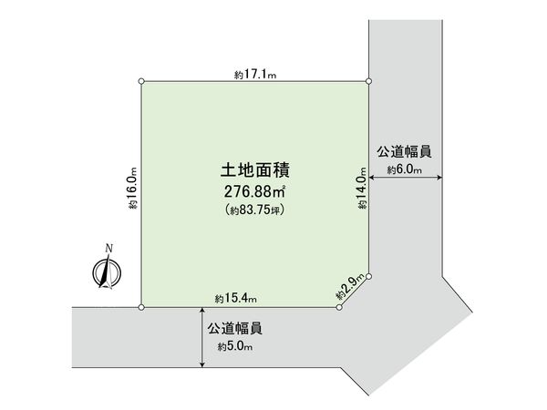 千城台西1丁目 土地 区画図 千城台西1丁目 土地 区画図
