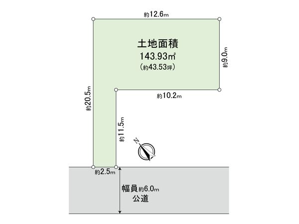 五井東3丁目 土地 区画図 区画図