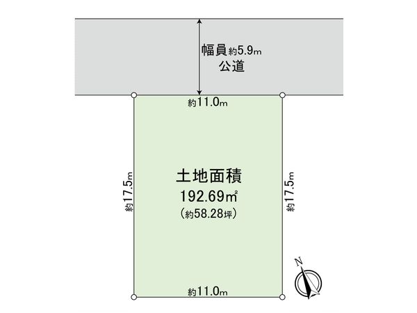 長浦駅前2丁目土地 区画図 長浦駅前2丁目土地 区画図