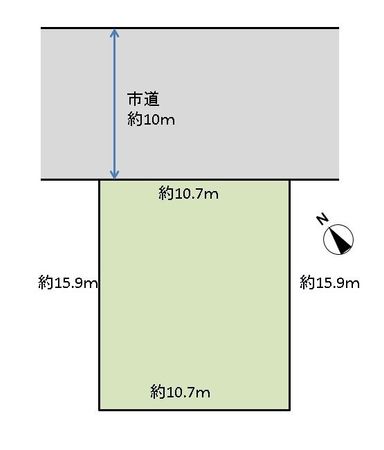 五井西4丁目 売地 区画図 五井西4丁目 売地 区画図