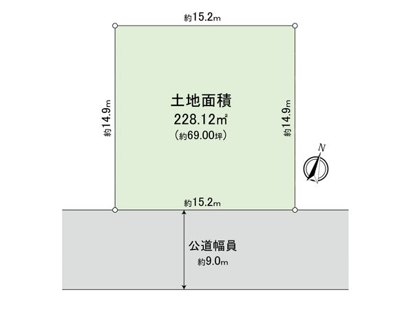 千代田1丁目 土地 区画図 千代田1丁目 土地 区画図