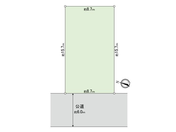 登戸1丁目土地 区画図 登戸1丁目土地 区画図