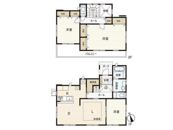 おゆみ野南1丁目 戸建 間取図(平面図)