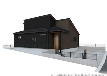 東国分寺台4丁目新築戸建 外観パース図