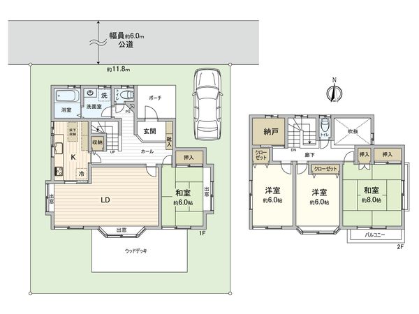 あすみが丘7丁目 戸建 間取図(平面図) あすみが丘7丁目 戸建 間取図(平面図)