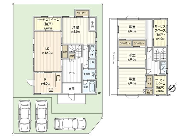 五井西5丁目 戸建 間取図(平面図)