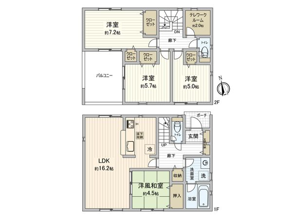 蔵波台5丁目 戸建 間取図(平面図) 蔵波台5丁目 戸建 間取図(平面図)