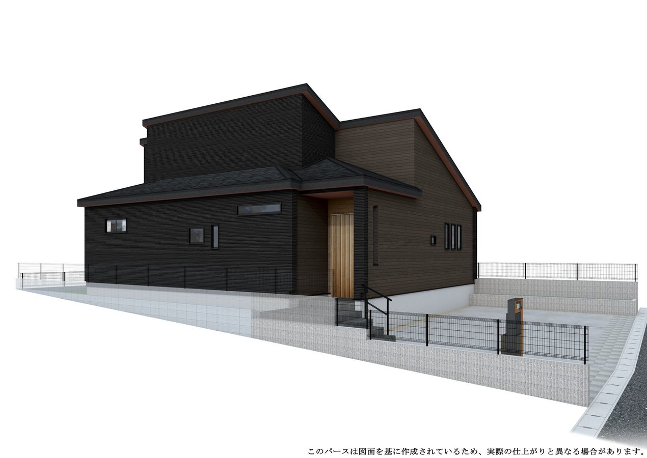 東国分寺台4丁目新築戸建 外観パース図 外観パース図