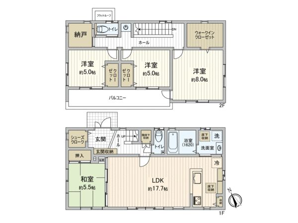 高品町戸建 間取図(平面図) 高品町戸建 間取図(平面図)