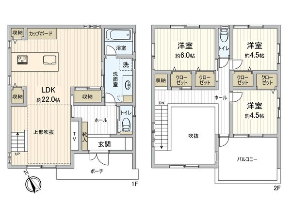 高田町戸建 間取図(平面図) 高田町戸建 間取図(平面図)