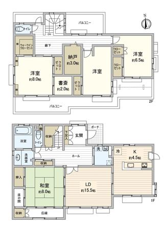 ちはら台南5丁目戸建 間取図(平面図) ちはら台南5丁目戸建 間取図(平面図)