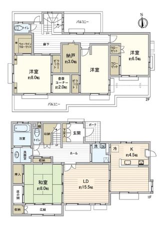 ちはら台南5丁目戸建 間取図(平面図) ちはら台南5丁目戸建 間取図(平面図)