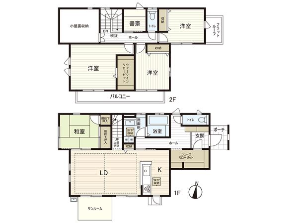 ちはら台東3丁目 戸建 間取図(平面図) 間取図(平面図)
