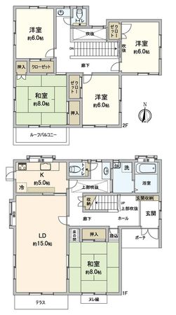 泉台4丁目戸建 間取図(平面図) 泉台4丁目戸建 間取図(平面図)