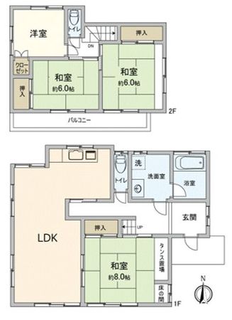 青葉台7丁目 戸建 間取図(平面図) 青葉台7丁目 戸建 間取図(平面図)