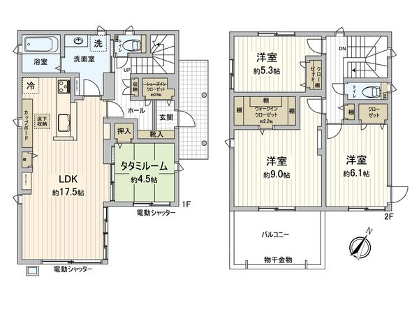 袖ケ浦駅前2丁目 戸建 間取図(平面図) 間取図(平面図)