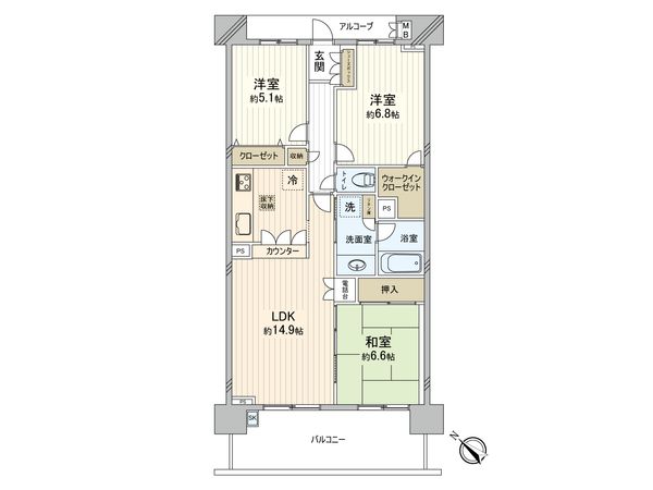 間取図(平面図)