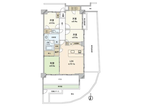 ダイアパレス蘇我Ⅵ 間取図(平面図)