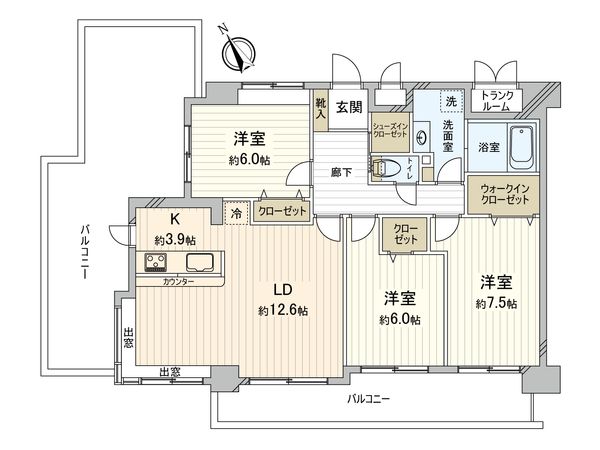 間取図(平面図)