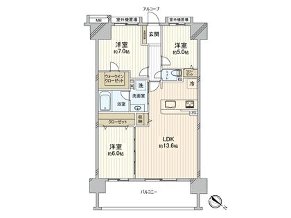 間取図(平面図) 間取図(平面図)