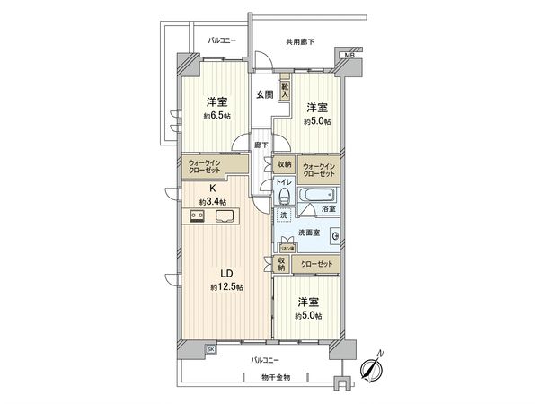 ルネ蘇我ディアパーク 間取図(平面図) 間取図(平面図)