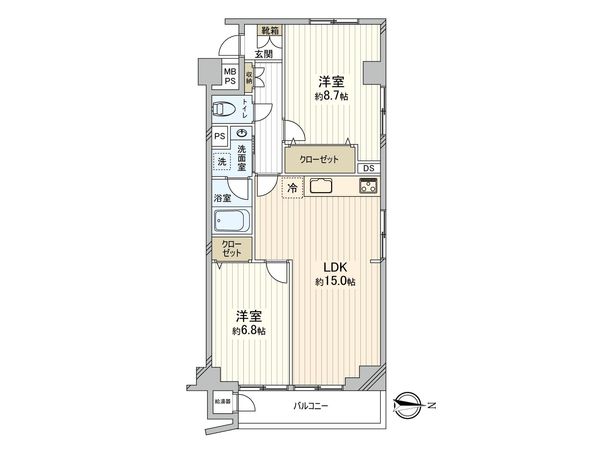 千葉グランドハイツ 間取図(平面図) 千葉グランドハイツ 間取図(平面図)
