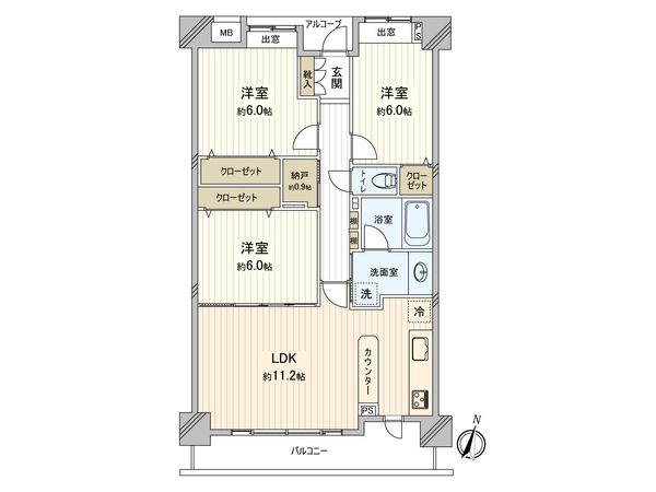 間取図(平面図)