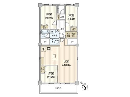 間取図(平面図) 間取図(平面図)