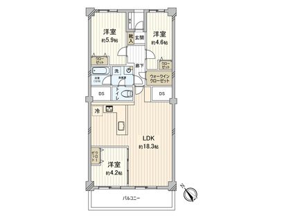 間取図(平面図) 間取図(平面図)