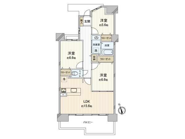 エステ・スクエア青葉の森 二番館 間取図(平面図) エステ・スクエア青葉の森 二番館 間取図(平面図)