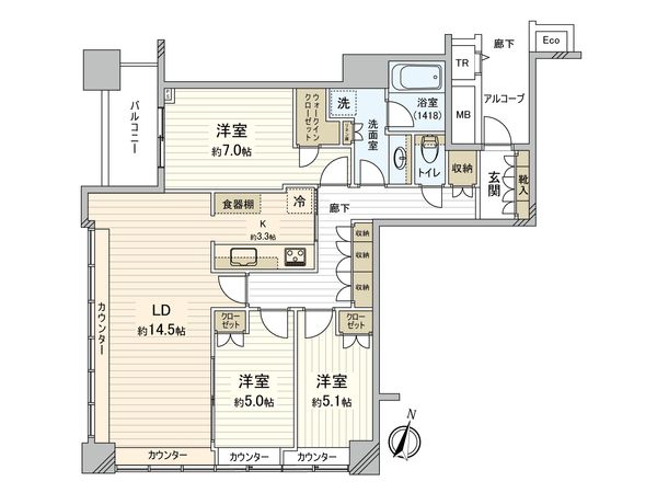 間取図(平面図)