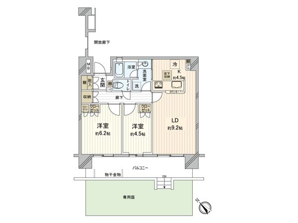 アーテージ西千葉 間取図(平面図)
