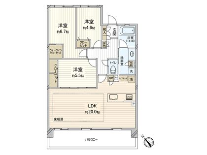 間取図(平面図) 間取図(平面図)