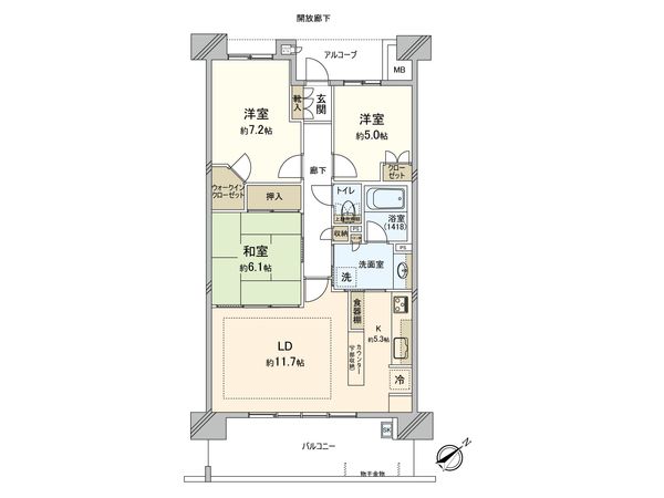 千葉マリンコート 間取図(平面図) 千葉マリンコート 間取図(平面図)