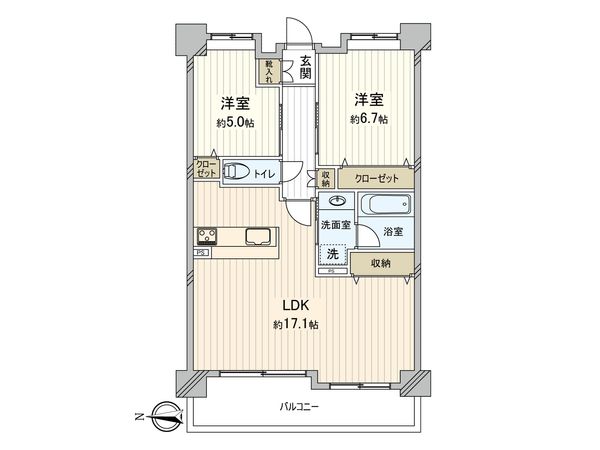 アプレ千葉センターコート 間取図