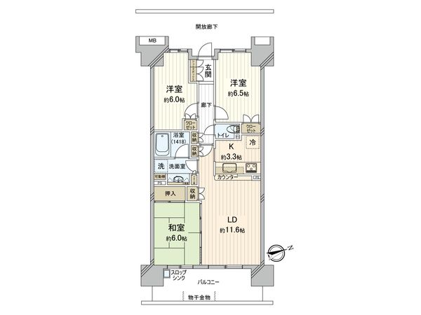 ハーバーレジデンス 間取図(平面図)