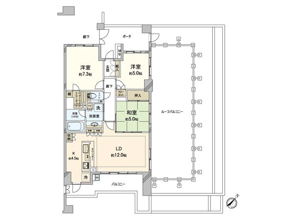 The NOBUTO HILLS FOREST COURT 間取図(平面図)