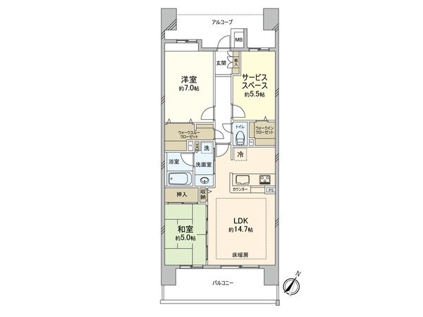 マックスタワーレジデンス千葉 間取図(平面図) マックスタワーレジデンス千葉 間取図(平面図)